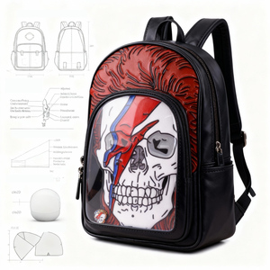 Bolsa Ita Personalizada con Imagen, Bolso de Mano con <span class=keywords><strong>Iniciales</strong></span>, Bolsas de Mano Personalizadas, Diseña Tu Propia Mochila Transparente - Product Image 4