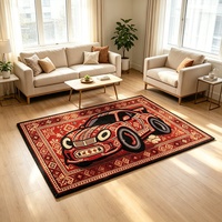 Tapis personnalisé imprimé, forme irrégulière, style Y2K, Anime, Dollar, Voiture, World Is Yours, pour chaussures de sport et de créateur