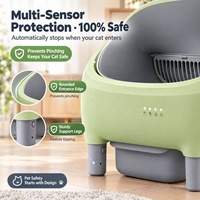 Meuble pour litière de chat esthétique rond avec logo personnalisé pour chats OEM ODM