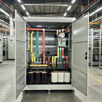 Stabilisateur de tension automatique triphasé AC SBW/SG 400KVA, transformateur de puissance haute performance 50/60Hz pour équipement industriel