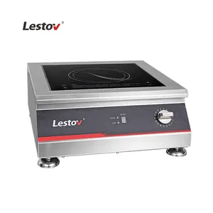 220V Lestov Tabletop Commercial Induction Cooking Range for Canteen Restaurant Bar Use