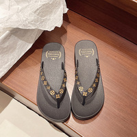 Nouvelle Collection Printemps-Été 2026 – Sandales Compensées à Bout Ouvert pour Femme, Respirantes, Imperméables, Amortissantes, Légères, à Semelle Épaisse
