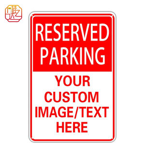 علامة مخصصة 12x8 بوصة معدنية ألومنيوم محجوزة لوقوف السيارات للمدارس التجارية ومواقف السيارات للاستخدام في الهواء الطلق ديكور - Product Image 3