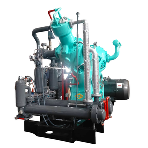 Compresseur d'air sans huile refroidi par eau alimenté par courant alternatif FJ HV-125S, à piston, multi-étages, faible bruit, machines industrielles, 220V-480V 1 - Product Image 6