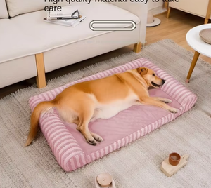 Orthopedic Soft Comfortable Fluffy Rectangular Luxury Solid Durable Material Pet Nest Orthopedic <b>Support</b> Anxiety Relief Fully - Product Image 4