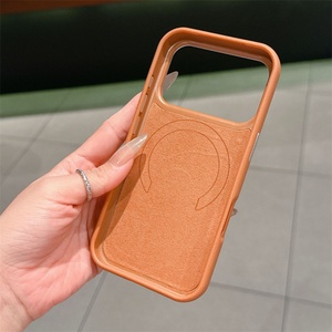 Funda Magnética Personalizada de Cuero PU para iPhone 17 13 14 15 16 Pro Max con Soporte Metálico Giratorio Oculto y Cubierta Protectora - Product Image 4