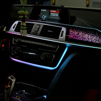 Lampe LED de voiture TMPRO, 64 couleurs, éclairage ambiant intérieur, mise à niveau pour BMW Série 3 2013-2019 F30 F31 F34 F36, éclairage de garniture de haut-parleur de porte