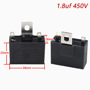 Yuanyi Cbb61 Capacitor 1.8uf 450V Ac <b>Motor</b> Start Capacitor For <b>Fan</b> Parts - Product Image 1