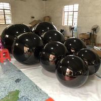 Adornos Navideños Inflables Dorados/Rojos/Verdes, Bola de Espejo Inflable de PVC