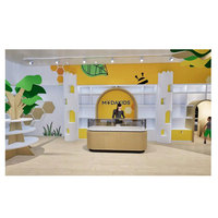 Présentoir de vêtements pour magasin d'enfants, design intérieur de boutique, support de présentation pour vêtements