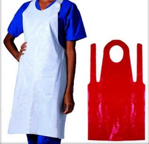 Food Grade Translucent HDPE Eco-Friendly Soft <b>Waterproof</b> Plastic Aprons Hairdressing <b>Overalls</b> Salons Blow Molding Process - Product Image 5
