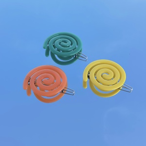 HONEY FLOWER Summer Style Hair Accessories Foreign Trade vortex Mosquito Coil Frog <strong>Buckle</strong> Bangs Hair <strong>Clip</strong> - Product Image 1