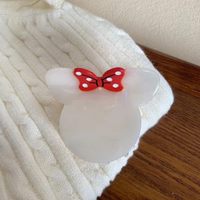 Élégante pince à cheveux en acétate motif Mickey et bandeau lapin, épingle à cheveux design requin – Accessoire de fête fait main