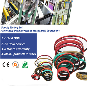 Chống Mài Mòn Màu Đỏ Cao Su Chân Không Đấm Lỗ Vô Tận Phim Kéo Thời Gian Vành Đai Cho Robot Công Nghiệp - Product Image 6