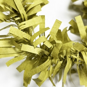 Đám cưới ngoài trời Cây giáng sinh trang trí mây Vòng hoa long lanh tinsel giấy Đảng Vòng hoa cho lễ hội decors - Product Image 4