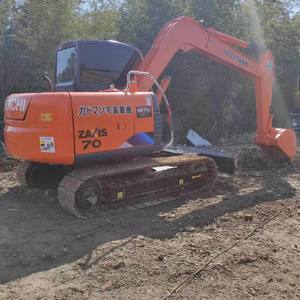 Excavatrice Hitachi ZX70 d'occasion importée du Japon, 7 tonnes, modèle 2021, moteur, pompe, équipement de construction à vendre - Product Image 2