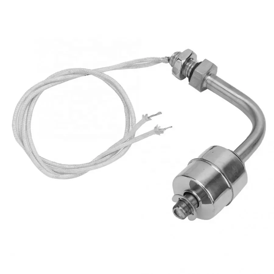 Interruptor flutuador de aço inoxidável, montagem lateral, 10w, sensor de nível de água, interruptor de tensão 110v 0.5a para piscina de pesca