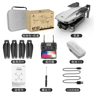 Máy Bay Không Người Lái KF102 MAX Chuyên Nghiệp Mới Có Camera Không Chổi Than Tránh Chướng Ngại Vật Với Camera 4K Và Camera Arone Thời Gian Bay Dài Gps