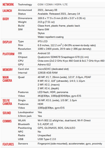 Teléfono Inteligente Android Original Desbloqueado de Segunda Mano Barato y Bueno para <span class=keywords><strong>Motorola</strong></span> G <span class=keywords><strong>Stylus</strong></span> 2021 - Product Image 5