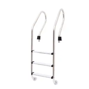 Swimming Pool Ladder with 1.0mm Thickness 304 Stainless Steel for Easy Accessibility