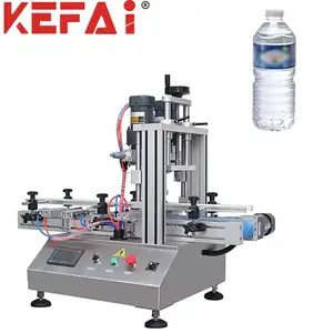 Kefai Automático Bouteille D'eau Máquina De Tampagem E Máquina De Tampagem De Água De Garrafa Linha De Produção