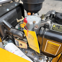 Compacteur vibrant à faible consommation de carburant pour la réparation des chaussées en asphalte des routes de village