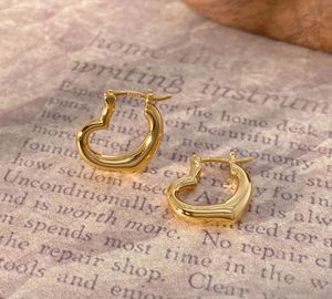 Aretes de Aro Xinfly de Oro de 18K con Forma de Corazón, Lindos y Elegantes para Uso Diario, en Oro Amarillo, Blanco y Rosa - Product Image 4