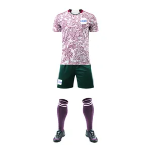 最新批发运动足球服定制个人标志俱乐部足球服