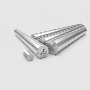 Barre en alliage d'aluminium 6063, norme ASTM, forme ronde, diamètre primaire de 3,5 à 13 pouces, qualité supérieure, marque OEM, série 6000 - Product Image 1