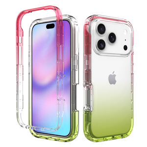 Coque colorée dégradée pour <span class=keywords><strong>IPhone</strong></span> 17 Series 16 15 14promax Housse de protection antichoc pour téléphone portable - Product Image 6