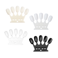 50pcs Couronne Forme Nail Gel Couleur Plaque D'affichage Faux Conseils Pratique Bâtons Manucure Salon Essentials