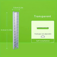 Poteaux d'extension en plastique pour plantes grimpantes 5,6*34CM, piquets de soutien en mousse pour Monstera