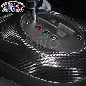 Vinilo Adhesivo para Automóviles 3DCF-02 <span class=keywords><strong>de</strong></span> Larga Duración, Buena <span class=keywords><strong>Conformidad</strong></span>, Fibra <span class=keywords><strong>de</strong></span> Carbono Mate, Blanco, Recuperable - Product Image 2