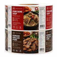 Étiquettes alimentaires personnalisées, autocollants adhésifs, logo de marque, vinyle imperméable, étiquettes pour bocaux en BOPP, emballage résistant au congélateur, impression dorée