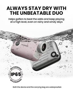 माइली pf1 अल्ट्रा-लाइट गुलाबी गोल्फ रेंज फाइंडर 1000 गज दूरी की जेब के आकार के साथ आईपी 65 वाटरप्रूफ लेजर - Product Image 6