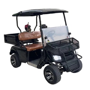Voiturette de <span class=keywords><strong>golf</strong></span> électrique 2 places avec moteur 48V, portée de 90km pour le travail dans la cour, la chasse et les sports de plein air - Product Image 1