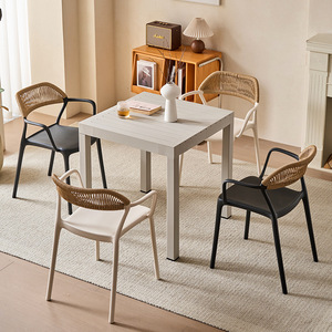 Reposabrazos apilable PP plástico al aire libre jardín Patio silla con cuerda Silla <span class=keywords><strong>de</strong></span> comedor muebles <span class=keywords><strong>de</strong></span> sala <span class=keywords><strong>de</strong></span> estar sillón <span class=keywords><strong>de</strong></span> plástico - Product Image 4