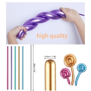 Decoración Temática <span class=keywords><strong>de</strong></span> Navidad y Cumpleaños, Globos Largos <span class=keywords><strong>de</strong></span> Color Oro Rosa Cromado <span class=keywords><strong>de</strong></span> 260 cm, Fabricante <span class=keywords><strong>de</strong></span> Globos en China - Product Image 2