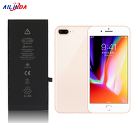 100% Zero Cycle kesehatan li-polymer 2691mAh Double IC baterai isi ulang untuk 8/8 Plus garansi 12 bulan tersedia