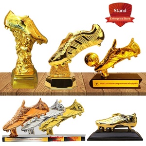 Trophée de football en métal gravé durable pour le prix <span class=keywords><strong>du</strong></span> Meilleur Butteur de Ronaldo et le Prix <span class=keywords><strong>du</strong></span> Globe d'Or, modèle de collection pour le commerce international - Product Image 2