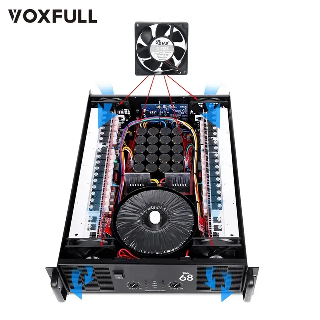 Fp 2 Channel CA68 Professional 1350W*2 Class H Professional Power Amplifier FP20000Q