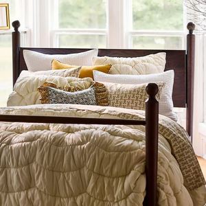 American Style Solid Wood Vintage Double <b>Bed</b> <b>Frame</b> Modern <b>Platform</b> <b>Bed</b> for Master Bedroom Furniture Hotel Villa Home - Product Image 4