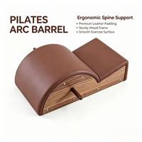 Ensemble de cinq pièces de Pilates en noyer massif : Cadillac, Reformer, Wunda Chair, Ladder Barrel, Spine Corrector