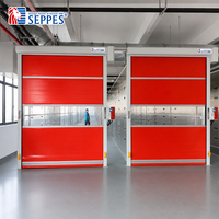 Pintu Gulung PVC Kedap Udara Kecepatan Tinggi untuk Ruang Bersih Elektronik SMT Anti Debu Rapid Shutter
