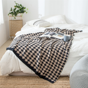 <span class=keywords><strong>Mantas</strong></span> de tiro hechas punto ganchillo geométrico 100% algodón suave para la decoración del hogar - Product Image 5