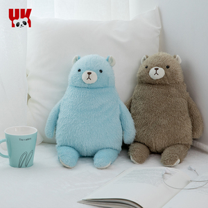 Lapin en peluche bleu et marron personnalisé en lin doux jouet grand logo imprimé PP coton rempli pour animaux de compagnie fabriqué en Chine - Product Image 4