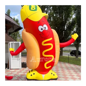 Factory customized inflatable food balloon Outdoor Advertising Inflatable hot dog model