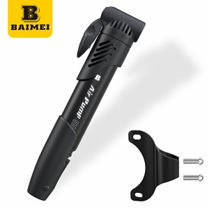 Pompe à vélo miniature haute pression BAIMEI PP 80-130 PSI Gonfleur de pneus portable pour vélos de montagne et de route - Product Image 1