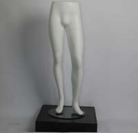 Mannequin homme Yihe KM3, best-seller, durable, 120 cm, en FRP, surface de peinture blanche, détachable, bas du corps, modèle européen original