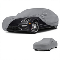 Housse de voiture universelle ajustée pour intérieur, en tissu extensible doublé polaire, anti-poussière et anti-rayures, accessoires automobiles pour présentoirs en concession 4S